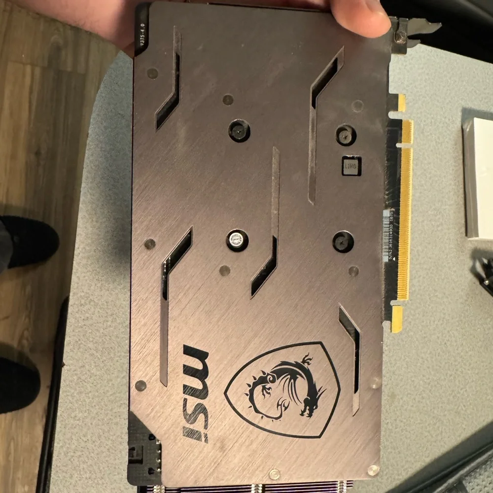 MSI Dual-Fan Black Graphics Card 2060